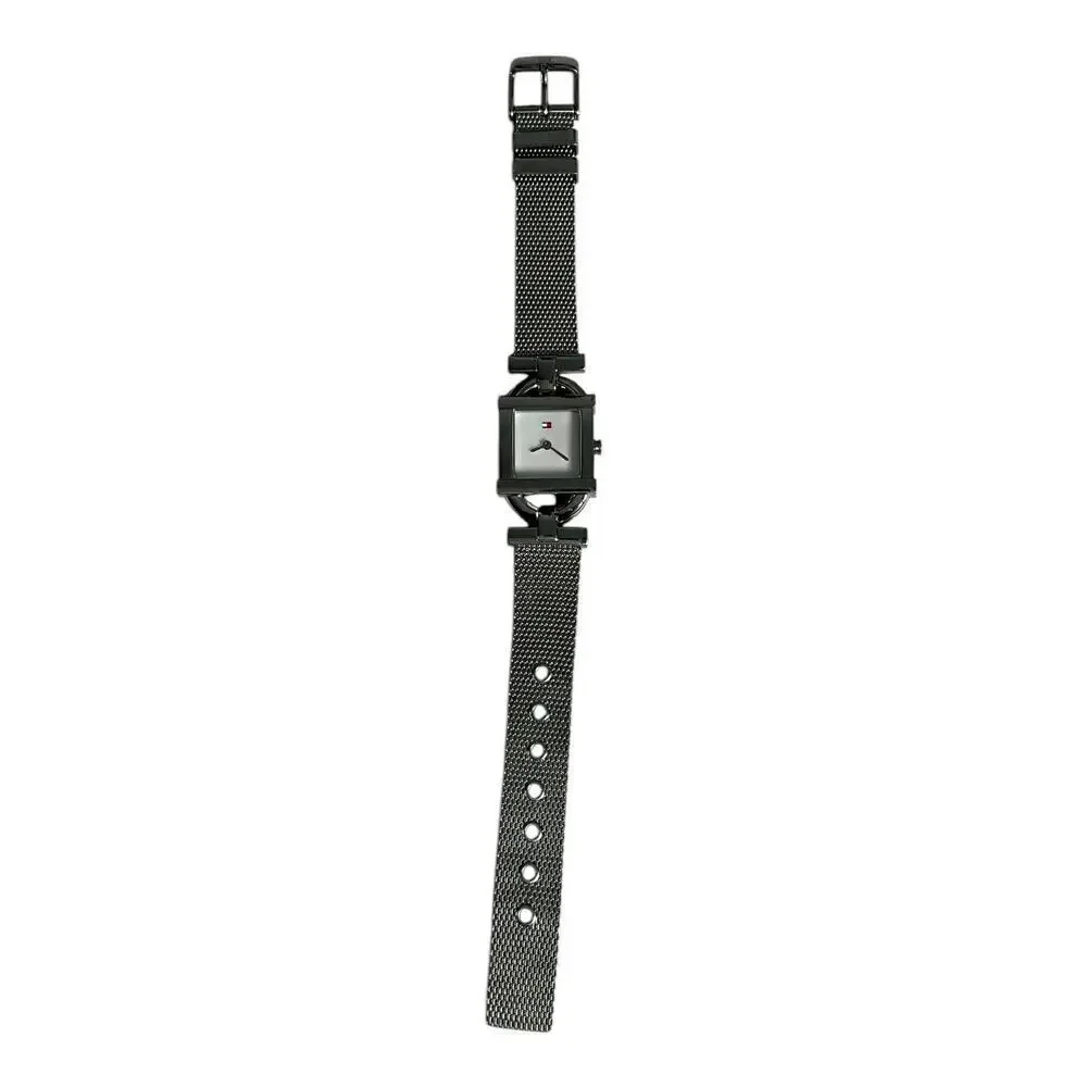Tommy Hilfiger Women's Watch Water Resistant 100% Stainless Steel Mesh Silver